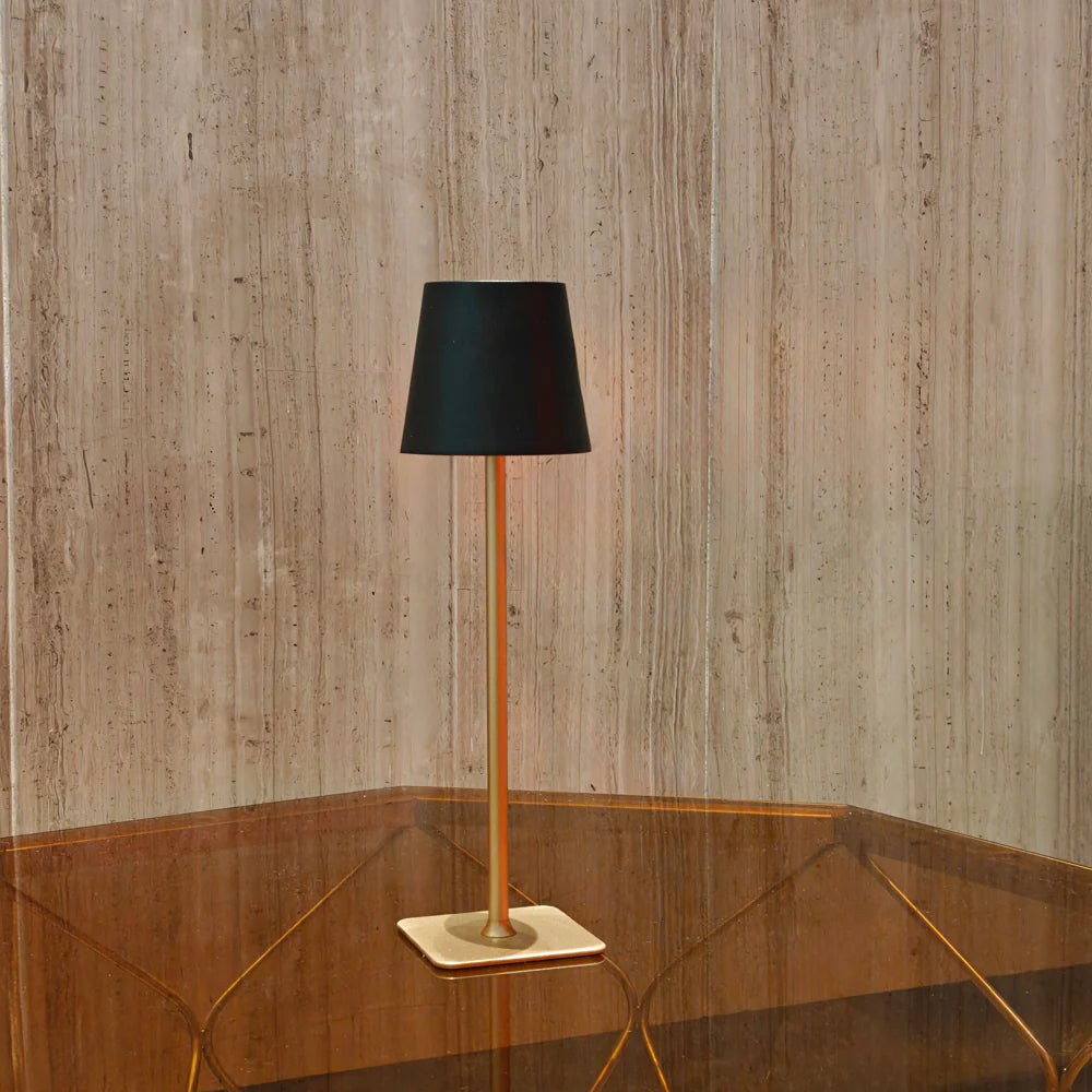 LumoTall Dimmbare Tischlampe Modern Gold für Wohnzimmer
