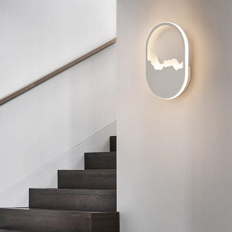 WaveGlow LED-Wandleuchte - Modernes, wellenförmiges Design in Grau für den Wohnbereich