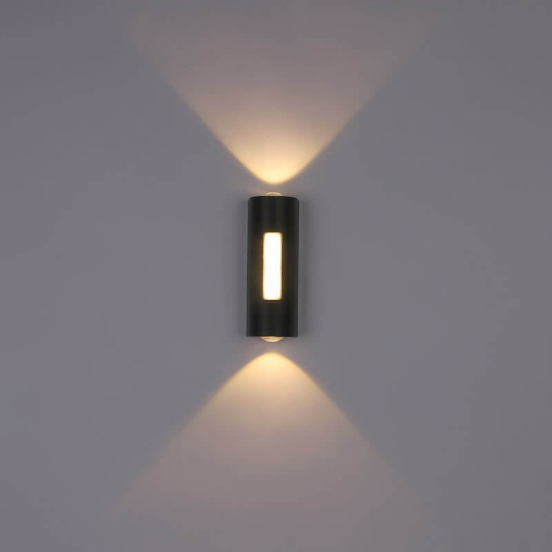Lumevix – Zylindrische LED-Außenwandleuchte für Garten & Terrasse