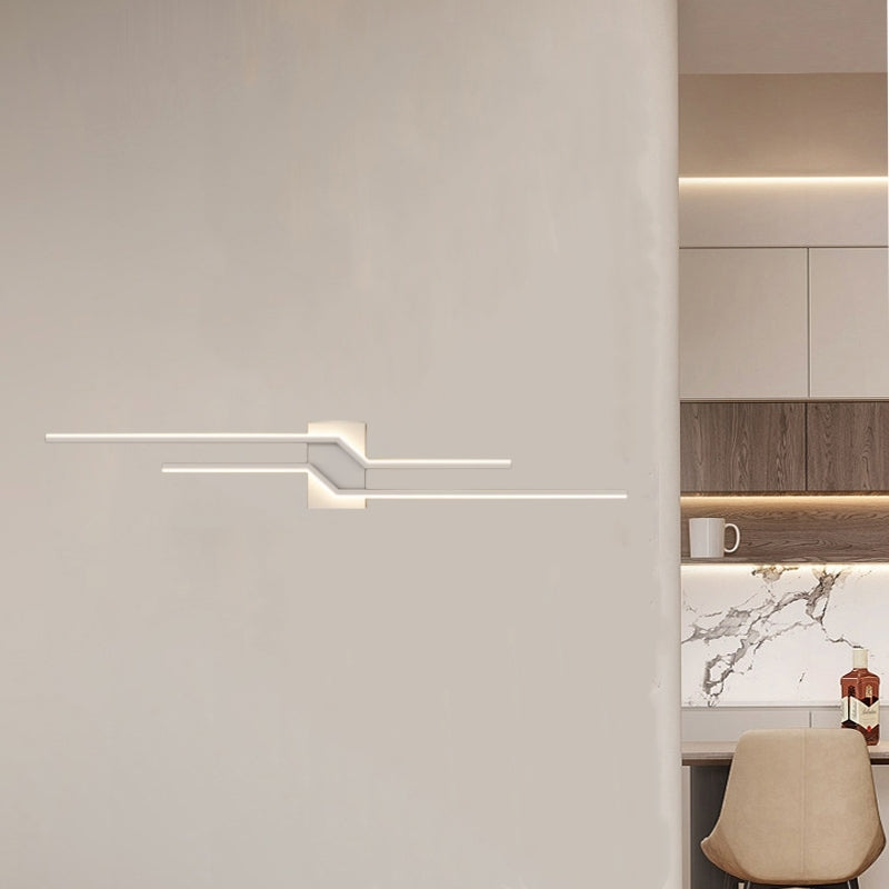AetherGlow Moderne Wandleuchte - Elegantes Metall- und Acryldesign für Wohnzimmer oder Schlafzimmer