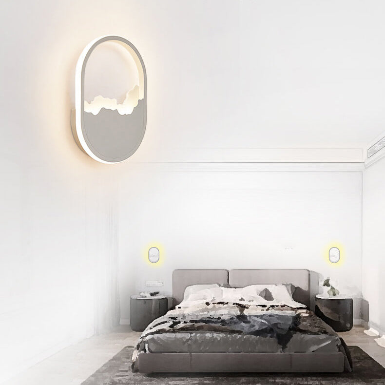 WaveGlow LED-Wandleuchte - Modernes, wellenförmiges Design in Grau für den Wohnbereich