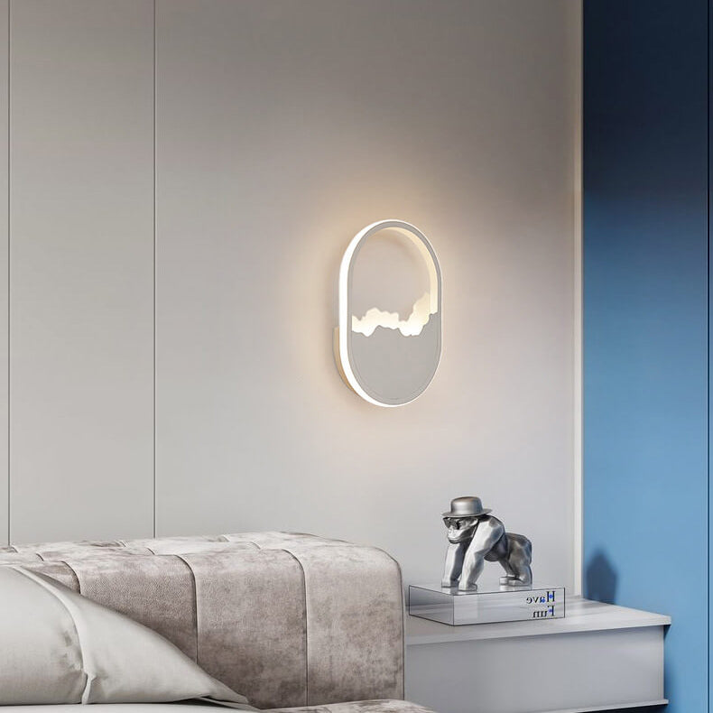 WaveGlow LED-Wandleuchte - Modernes, wellenförmiges Design in Grau für den Wohnbereich
