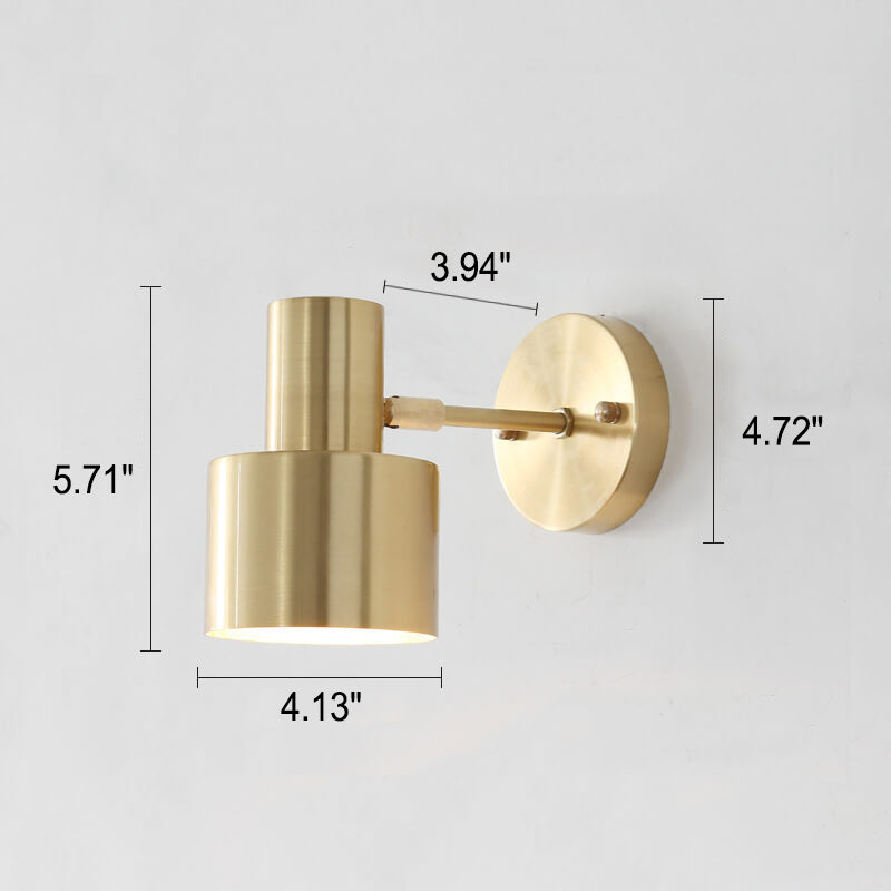 AuraGold – Minimalistische Goldene Wandleuchte