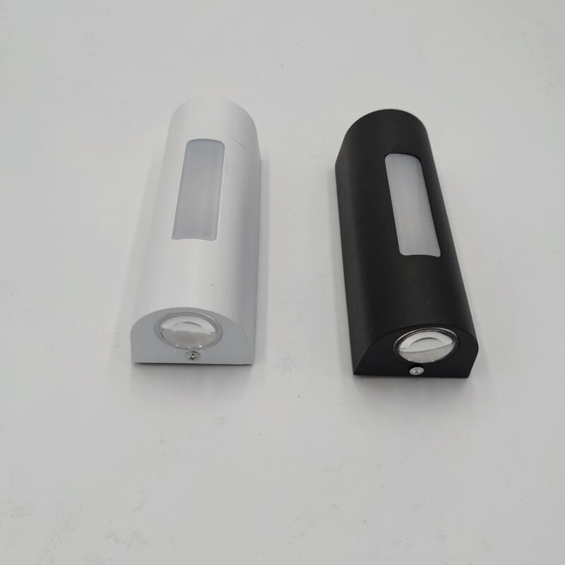 Cylintra Außenwandleuchte – Modern, LED, zylindrisch, schwarz, für Garten
