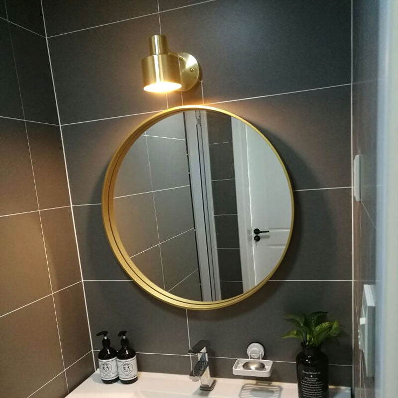 AuraGold – Minimalistische Goldene Wandleuchte
