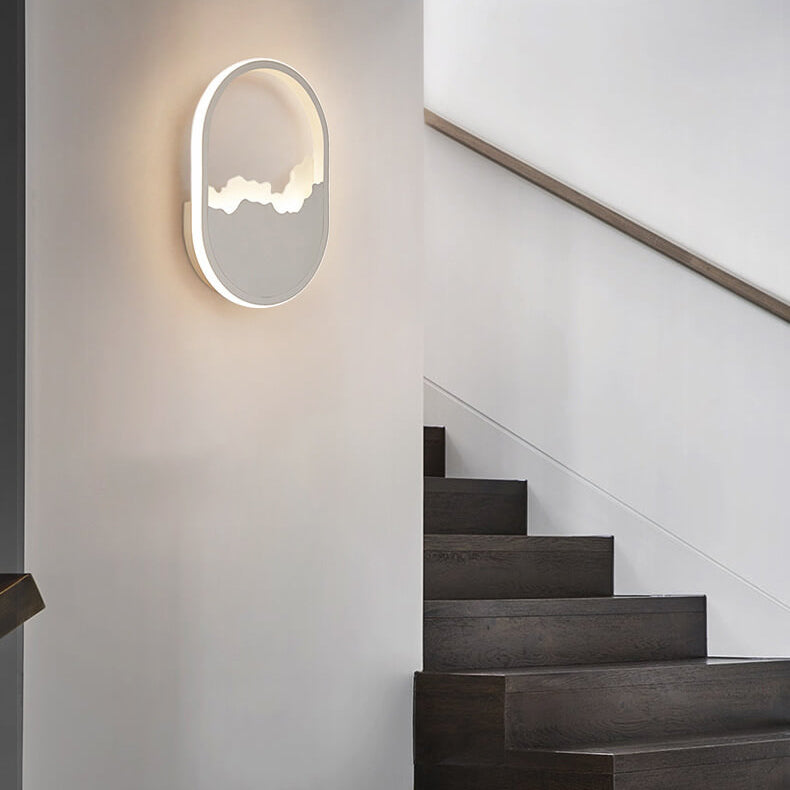 WaveGlow LED-Wandleuchte - Modernes, wellenförmiges Design in Grau für den Wohnbereich