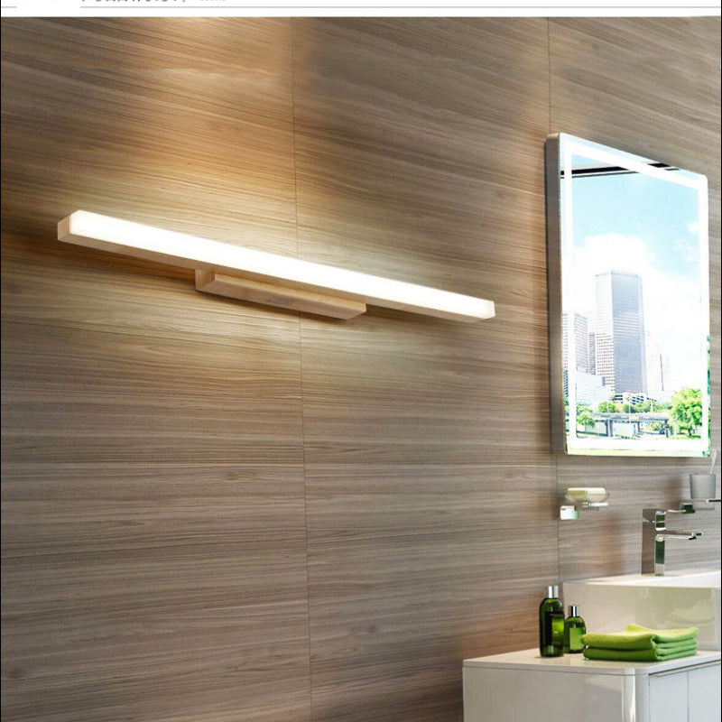 AvaWood LED-Wandleuchte - Holzoptik mit LED-Beleuchtung