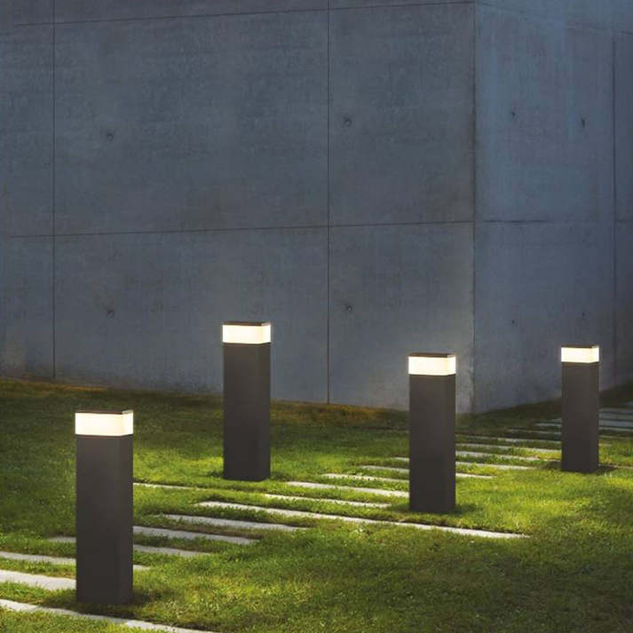 InduLuce Außenlampe LED Rechteckig Metall Anthrazit für Terrasse
