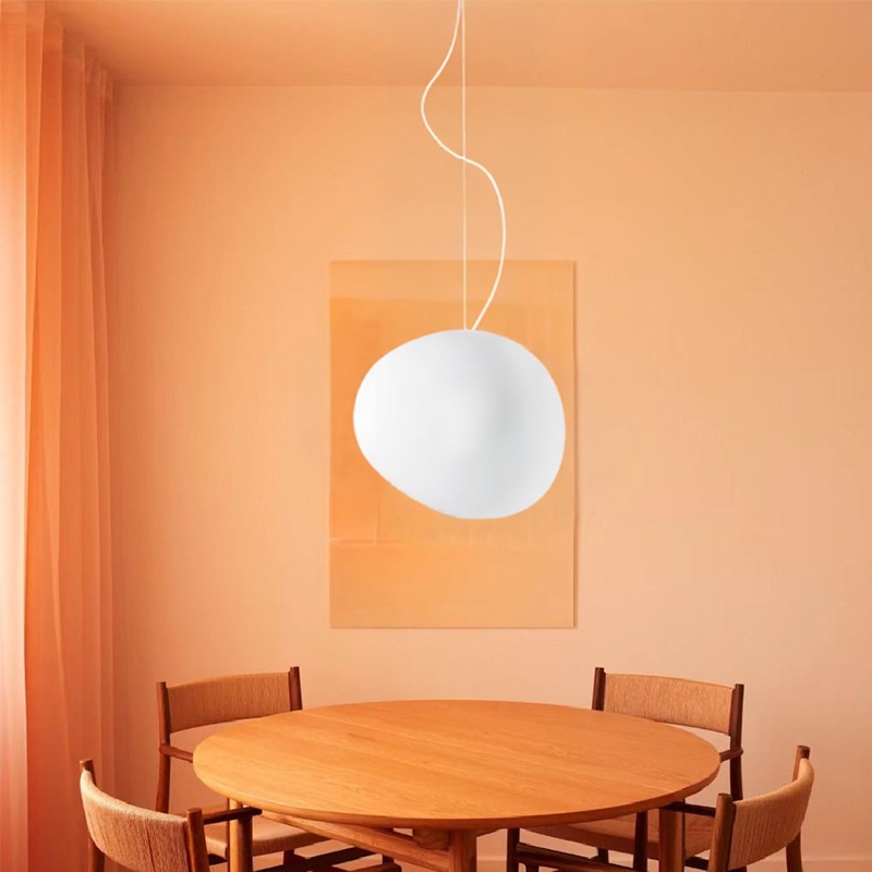 Skandiloft Pendelleuchte Nordisch Weiß, Modern & Dimmbar für Esszimmer