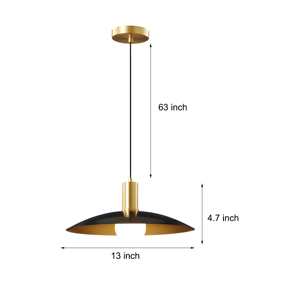 AuraBrass LED Pendelleuchte – Vintage Design in Messing & Glas