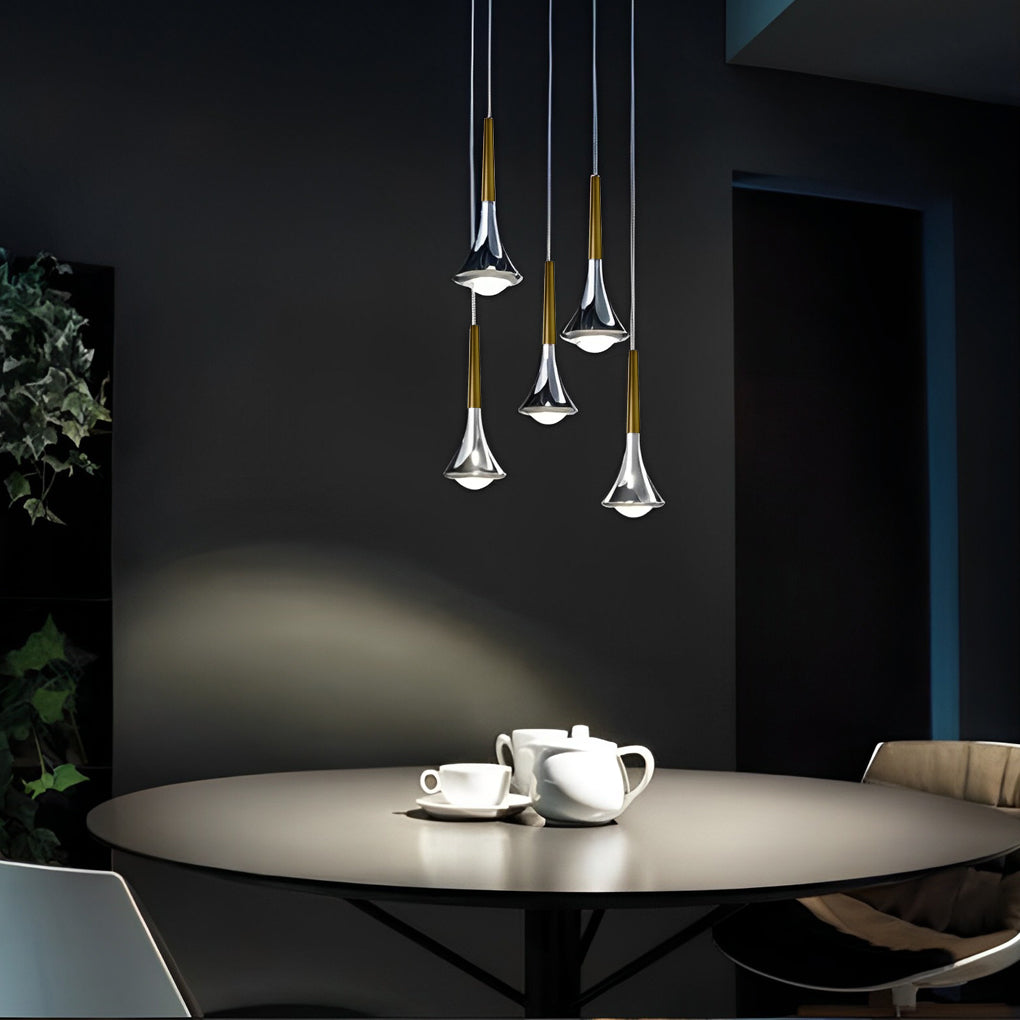 Waterdrop LED-Hängeleuchte – Retro Nordic Stil