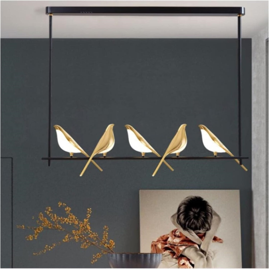 LumisWings - Moderne Vögel LED Ring Pendelleuchte