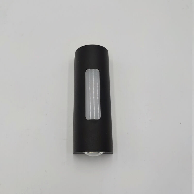 Cylintra Außenwandleuchte – Modern, LED, zylindrisch, schwarz, für Garten