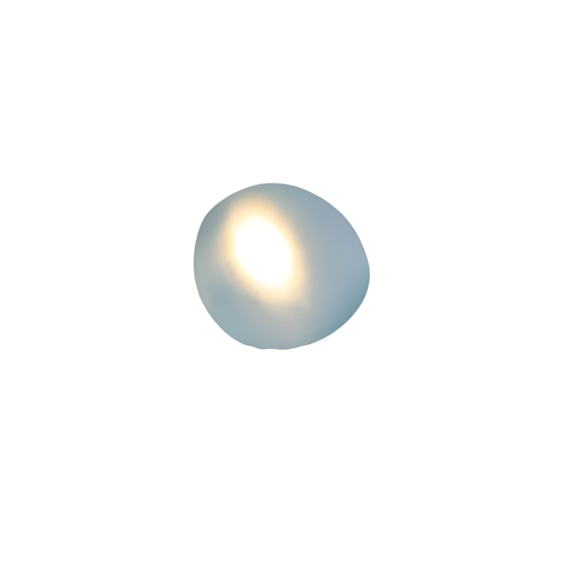 Glanzlicht - Minimalistische LED-Wandleuchte aus Glas