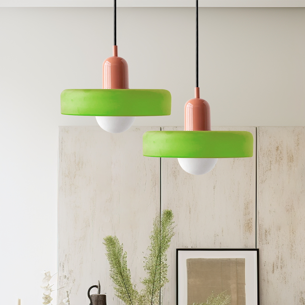 Verstellbare Bauhaus Pendelleuchte aus Glas – Esszimmer & Wohnzimmer Beleuchtung