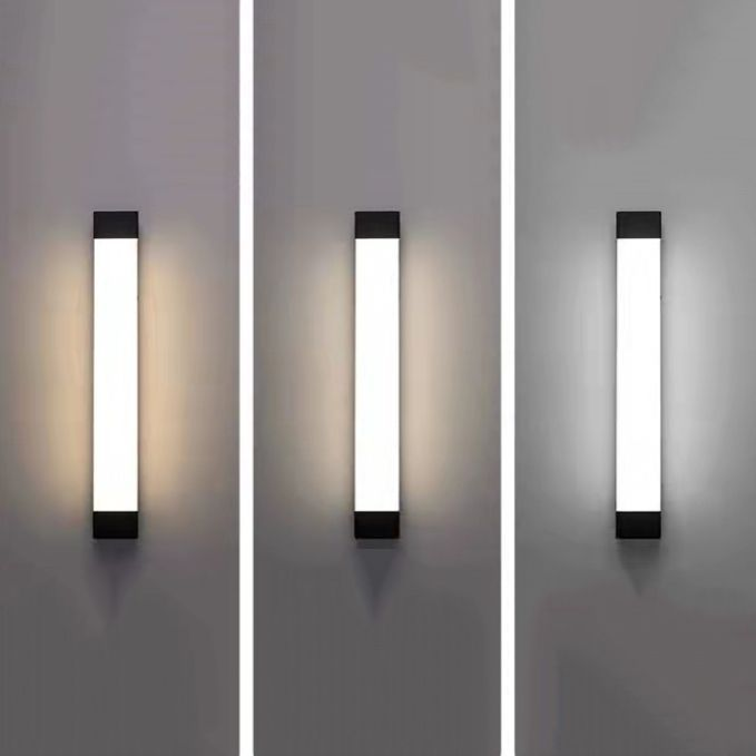 LumoLine Außenwandleuchte Modern LED Schwarz für Terrasse