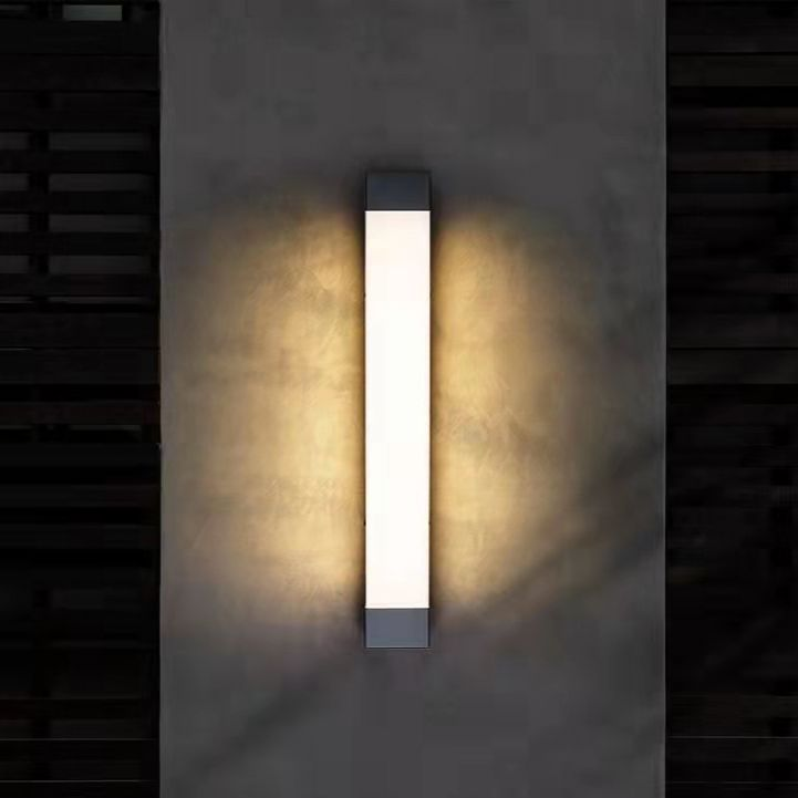 LumoLine Außenwandleuchte Modern LED Schwarz für Terrasse