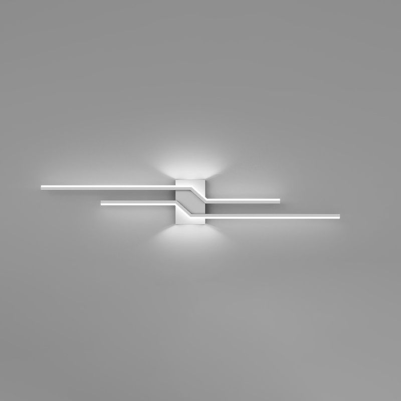 AetherGlow Moderne Wandleuchte - Elegantes Metall- und Acryldesign für Wohnzimmer oder Schlafzimmer