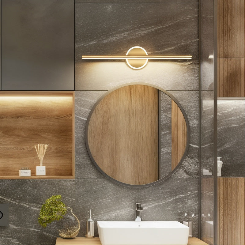 GleamNova – Stilvolle LED-Wandlampe in Schwarz/Gold