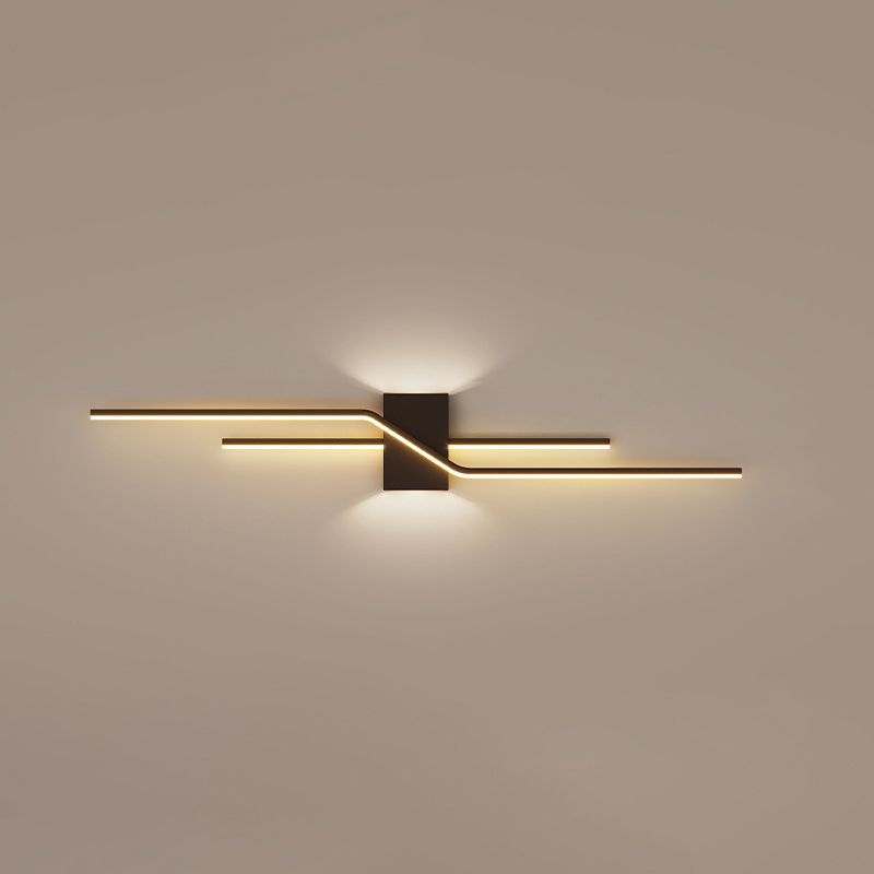AetherGlow Moderne Wandleuchte - Elegantes Metall- und Acryldesign für Wohnzimmer oder Schlafzimmer