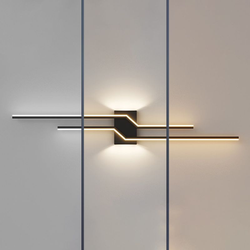 AetherGlow Moderne Wandleuchte - Elegantes Metall- und Acryldesign für Wohnzimmer oder Schlafzimmer