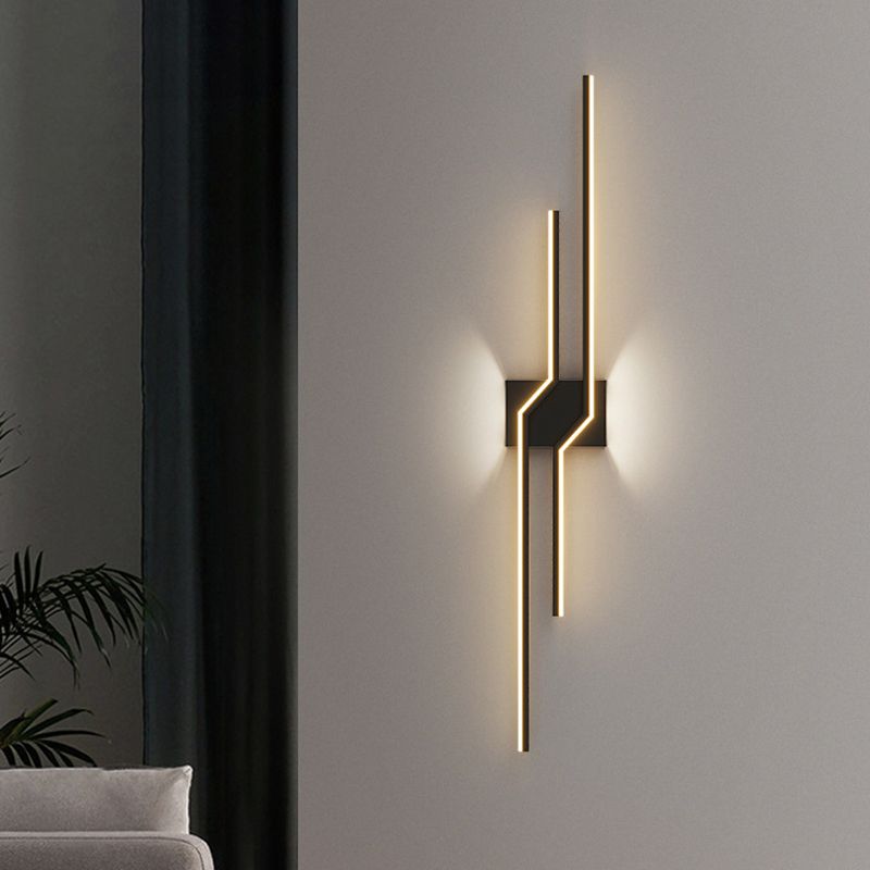 AetherGlow Moderne Wandleuchte - Elegantes Metall- und Acryldesign für Wohnzimmer oder Schlafzimmer