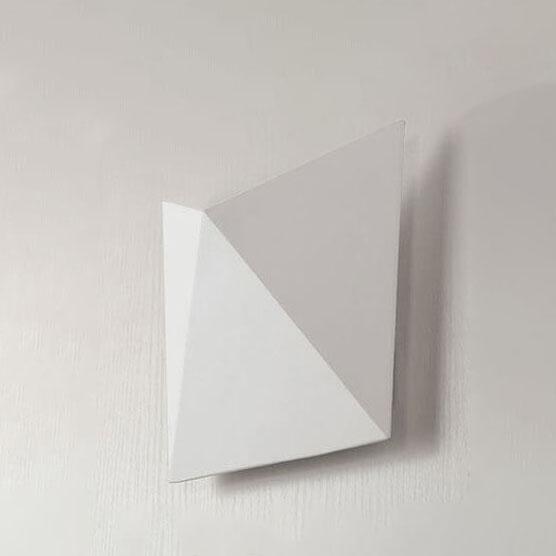 Origami LED-Wandleuchte - Modernes schwarz-weißes Origami-Design für Wohnzimmer oder Flur