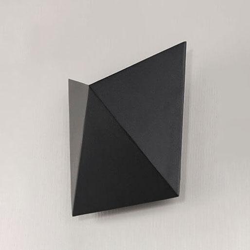 Origami LED-Wandleuchte - Modernes schwarz-weißes Origami-Design für Wohnzimmer oder Flur
