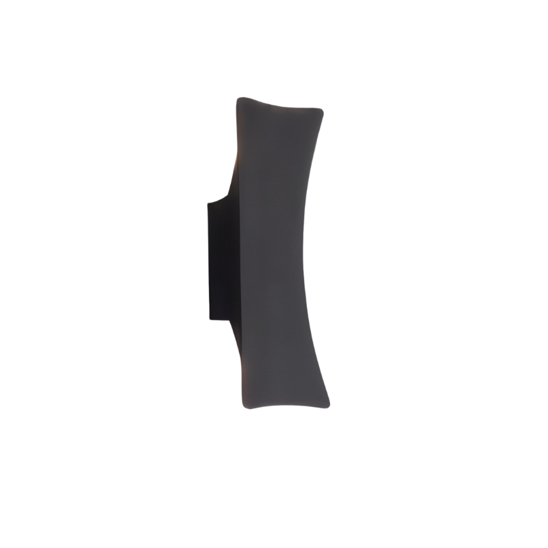 UrbanBeam – Moderne LED Außenwandleuchte Up & Down Light, schwarz & wasserdicht