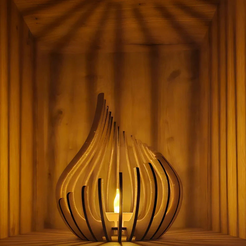 LumoDrop Kerzenhalter – elegant gläsern für Tischdeko & Wohnzimmer