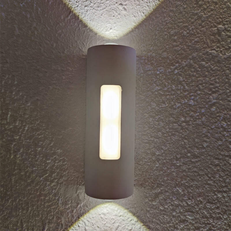 Lumevix – Zylindrische LED-Außenwandleuchte für Garten & Terrasse