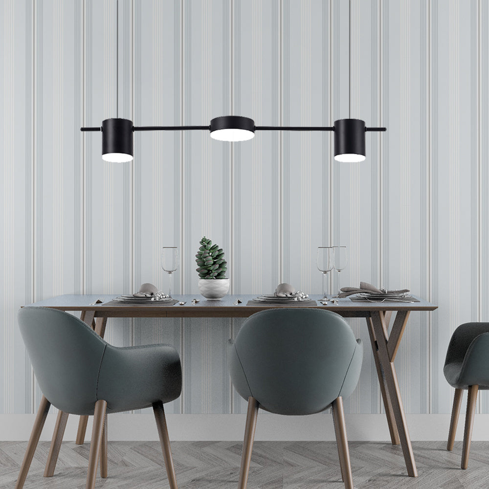 SophieGlow Pendelleuchte – 3/5-flammig, Schwarz-Gold, Modernes Design