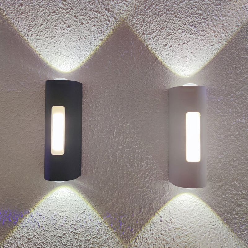 Lumevix – Zylindrische LED-Außenwandleuchte für Garten & Terrasse