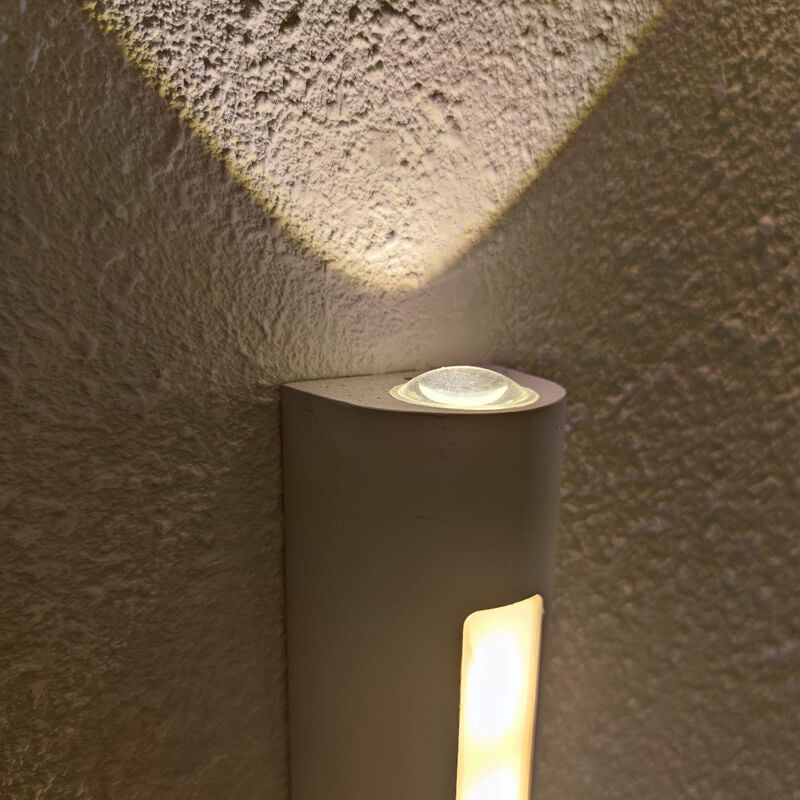 Lumevix – Zylindrische LED-Außenwandleuchte für Garten & Terrasse
