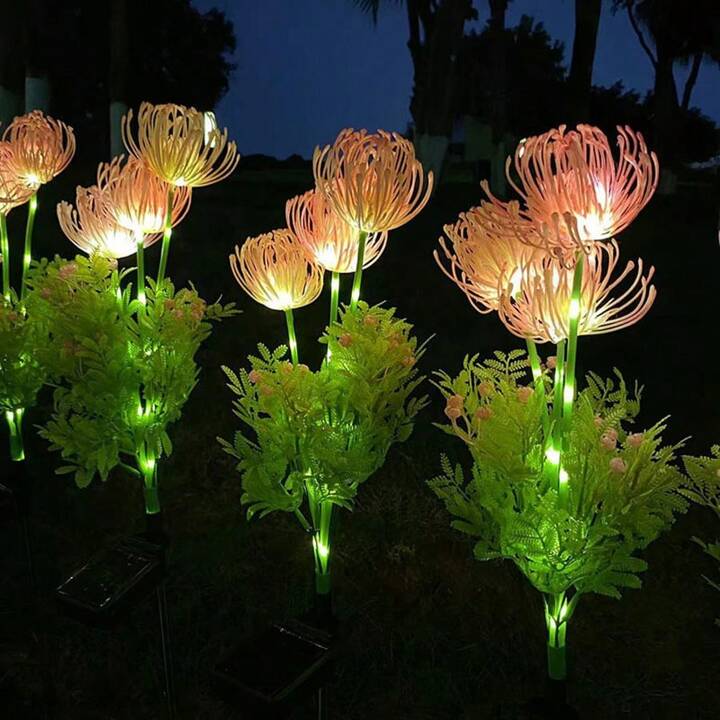 LumiBlüten LED Deko-Lichter Blumenstil Warmlicht für Terrasse