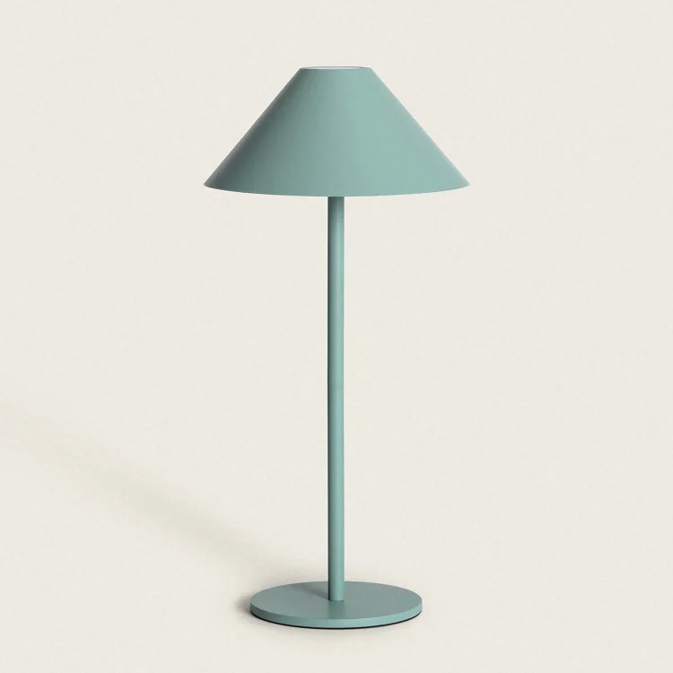 LumiZen Kegellampe skandinavisch dimmbar beige Schlafzimmer