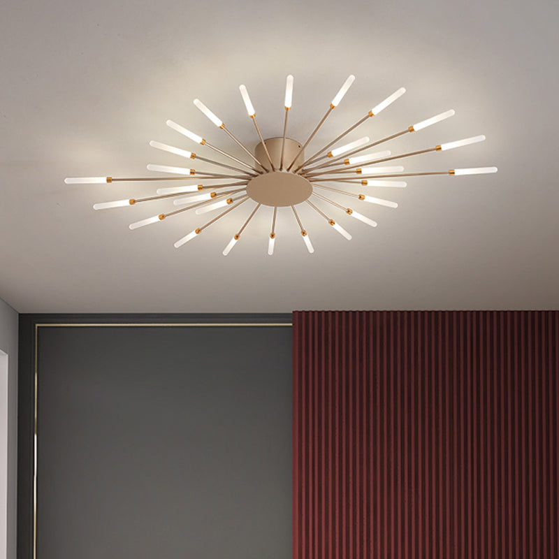 ZenithLume - Moderne Burst LED Plafondlamp