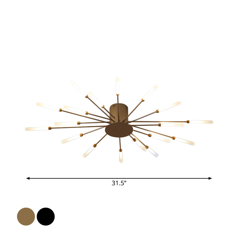 ZenithLume - Moderne Burst LED Plafondlamp