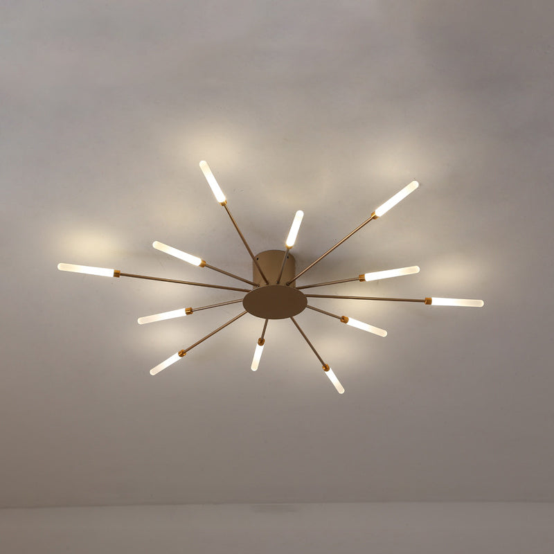 ZenithLume - Moderne Burst LED Plafondlamp