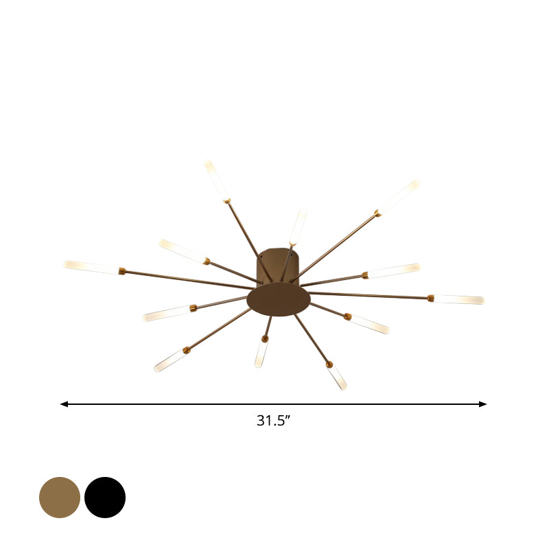 ZenithLume - Moderne Burst LED Plafondlamp