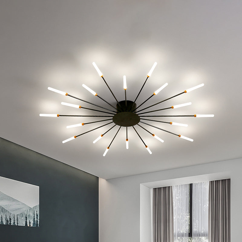 ZenithLume - Moderne Burst LED Plafondlamp