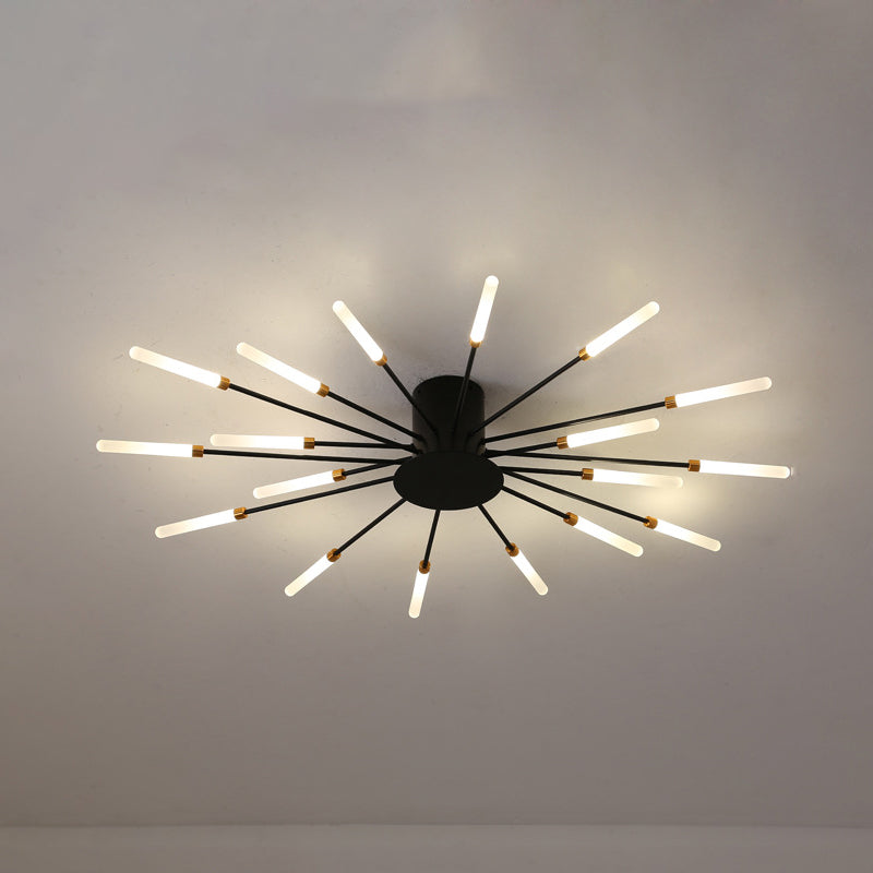 ZenithLume - Moderne Burst LED Plafondlamp