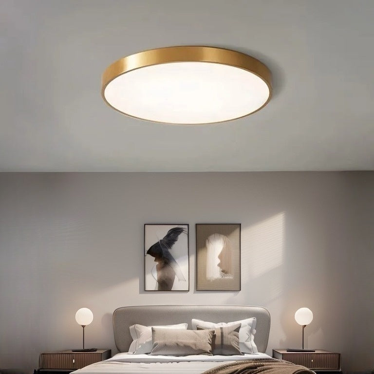LumiCircle LED Deckenlampe Rund Modern Dimmbar Weiß fürs Wohnzimmer