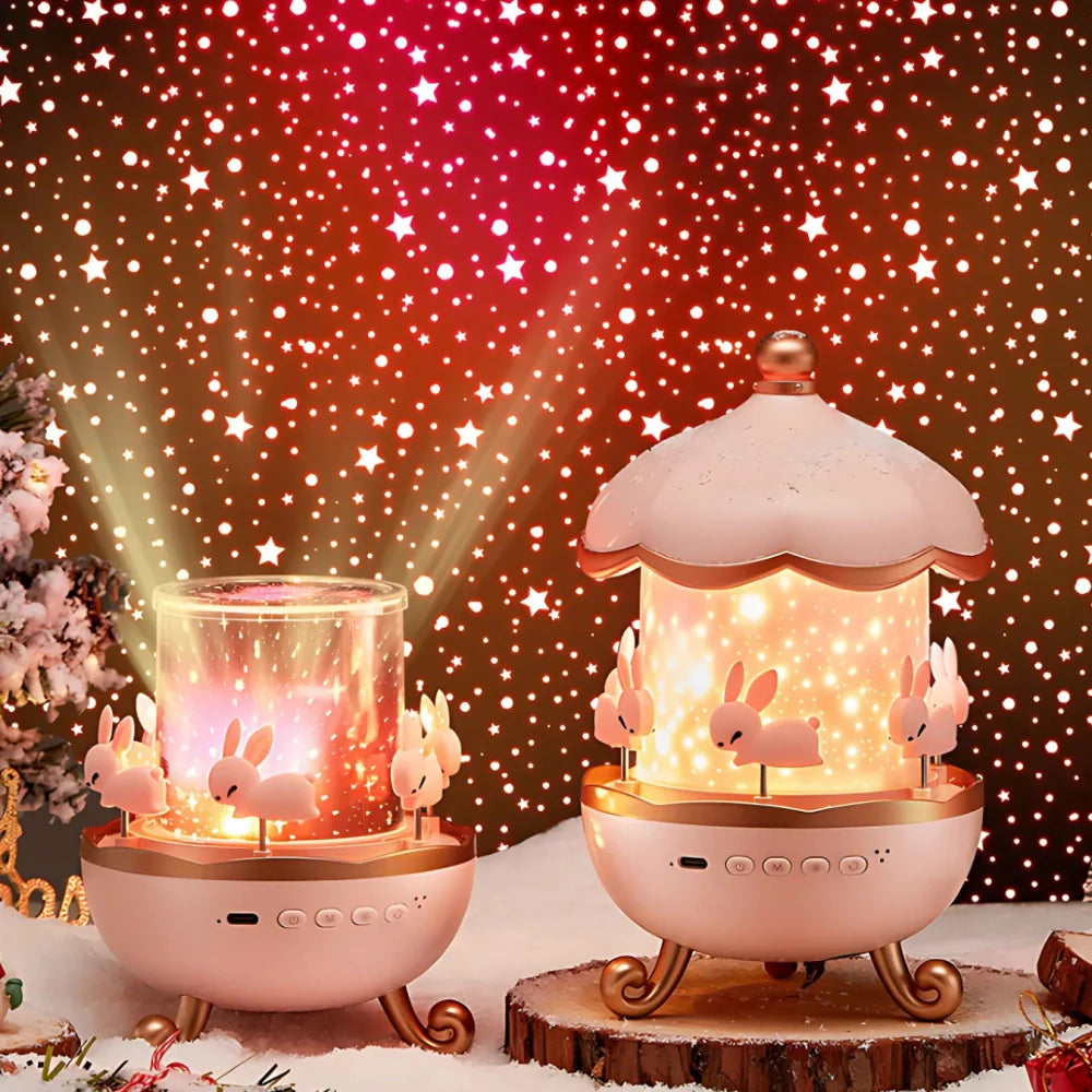 LumiStern Projektor Lampe Kinderzimmer – Sternenhimmel LED bunt