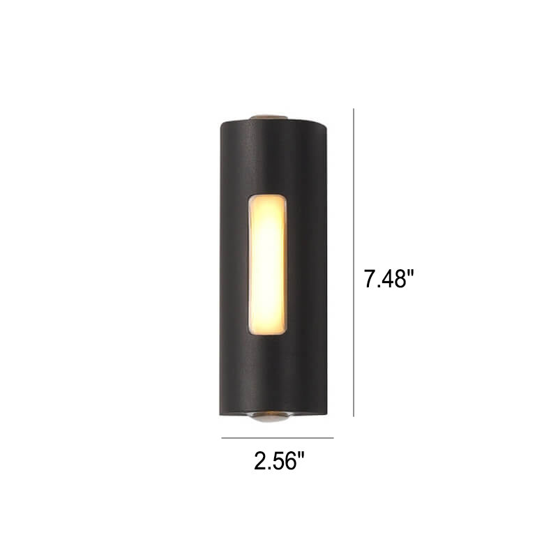Lumevix – Zylindrische LED-Außenwandleuchte für Garten & Terrasse