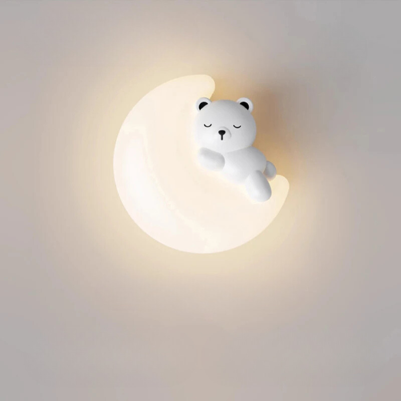 PandaGlow LED-Wandleuchte mit einstellbaren Farben