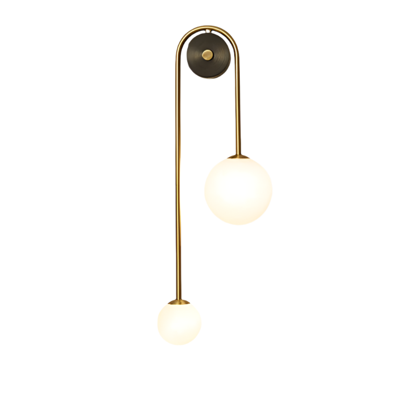 GlasVéa – Minimalistische Wandleuchte mit warmem Licht