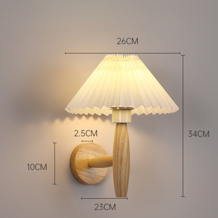 LumiOak - Elegante Wandleuchte aus Holz