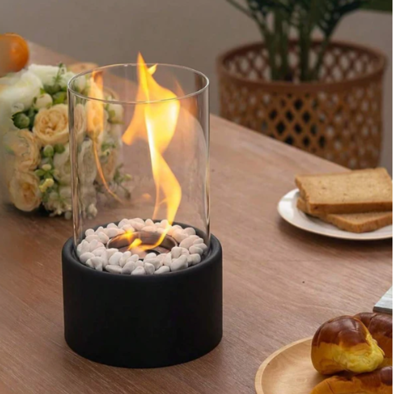 Flammen-Öllampe - Klassisches Design mit sicherer Beleuchtung für stimmungsvolle Abende