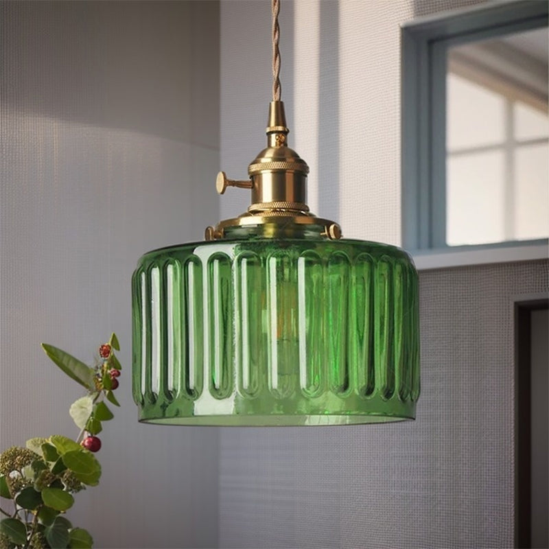 Vintage Kristall Pendellampe – Glas – Warmes Licht – Wohnzimmer